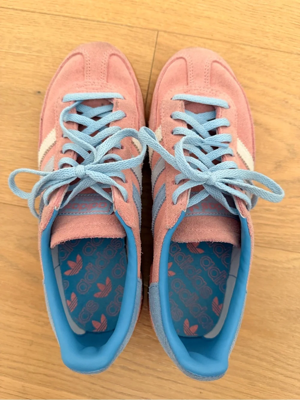 Adidas Handball Spezial Pink Blue Sneakers Women’s 6.5